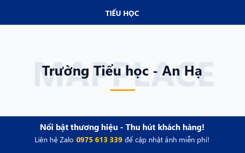 Trường Tiểu học - An Hạ