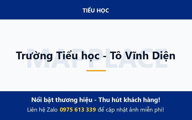 Trường Tiểu học - Tô Vĩnh Diện