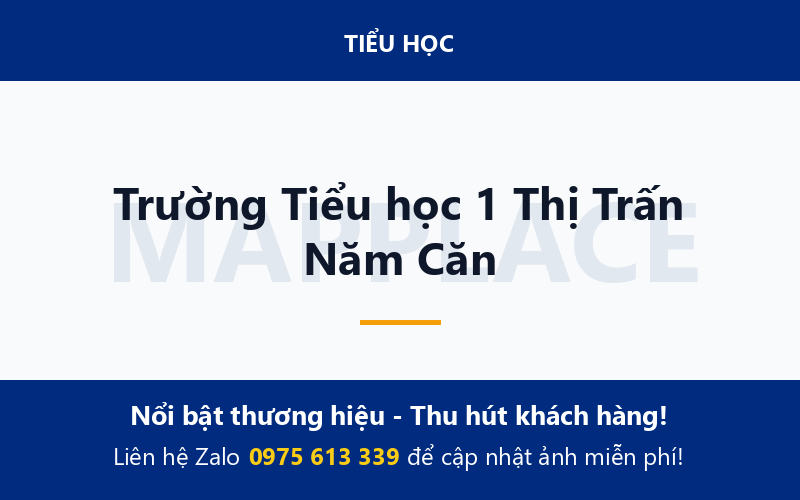 Trường Tiểu học 1 Thị Trấn Năm Căn