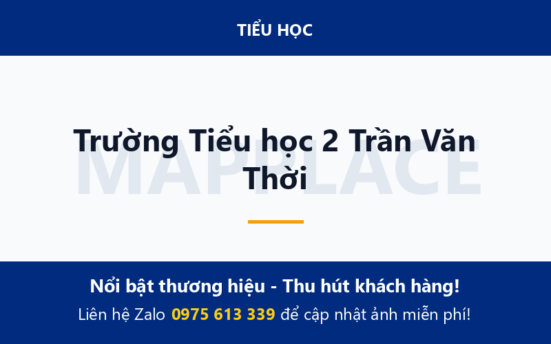 Trường Tiểu học 2 Trần Văn Thời