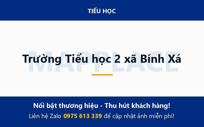 Trường Tiểu học 2 xã Bính Xá