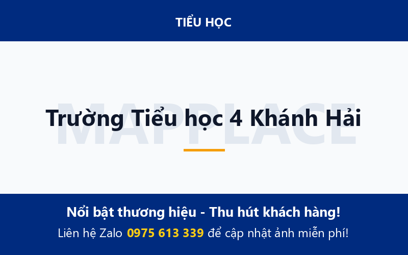 Trường Tiểu học 4 Khánh Hải