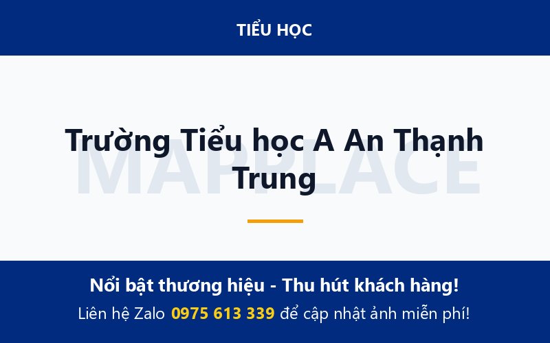 Trường Tiểu học A An Thạnh Trung
