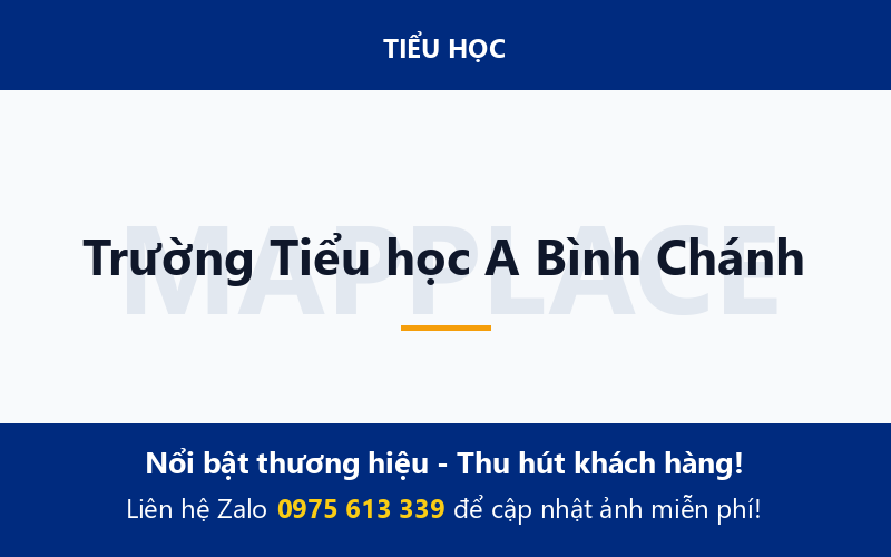 Trường Tiểu học A Bình Chánh
