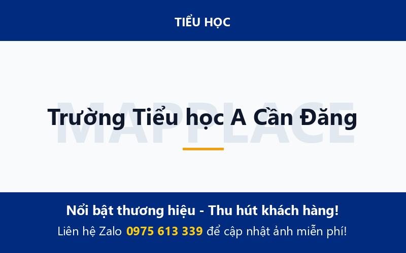 Trường Tiểu học A Cần Đăng