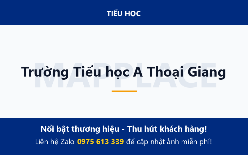 Trường Tiểu học A Thoại Giang