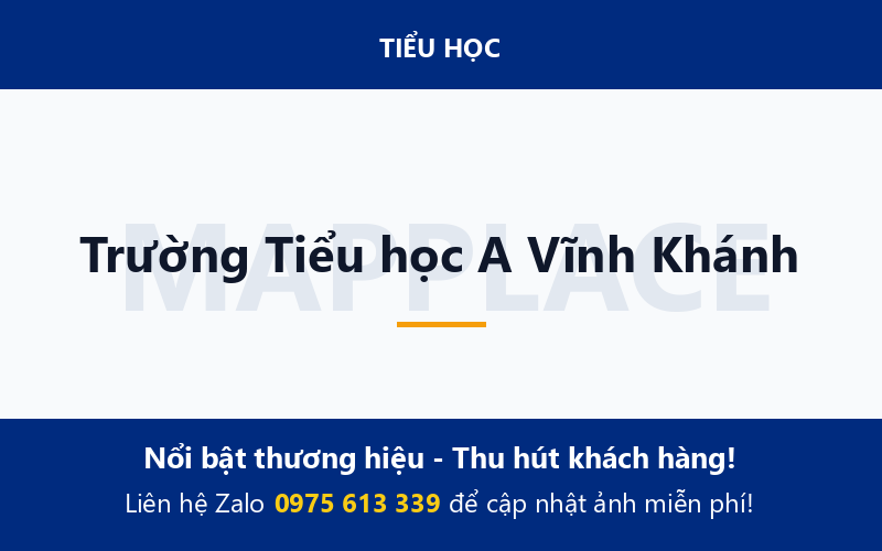Trường Tiểu học A Vĩnh Khánh
