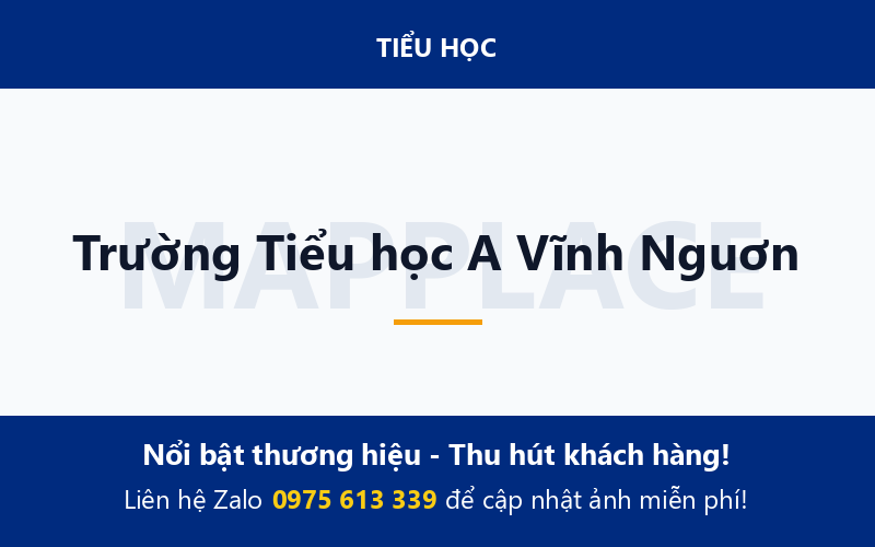 Trường Tiểu học A Vĩnh Nguơn