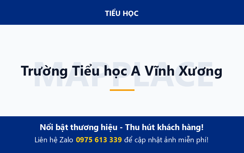 Trường Tiểu học A Vĩnh Xương