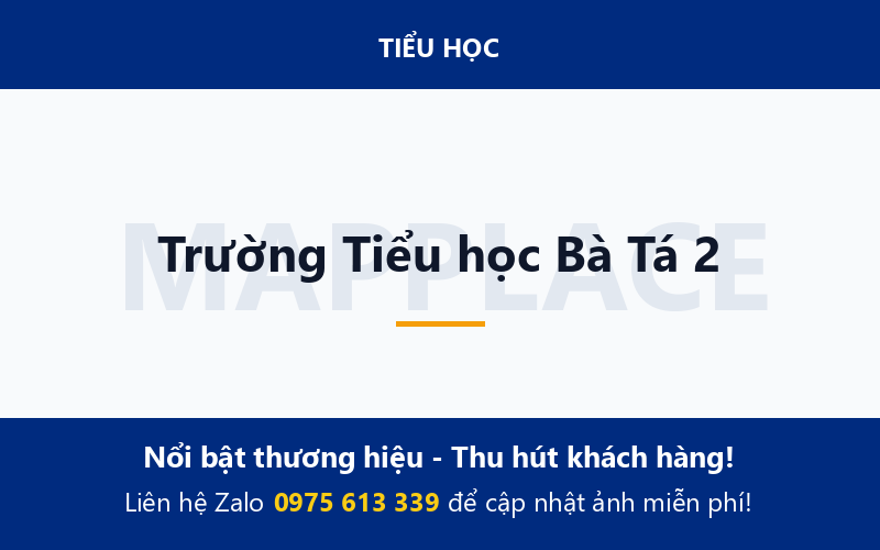 Trường Tiểu học Bà Tá 2