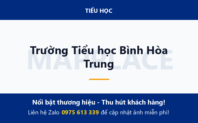 Trường Tiểu học Bình Hòa Trung