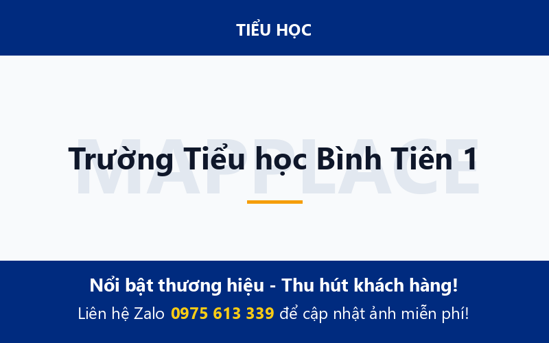 Trường Tiểu học Bình Tiên 1