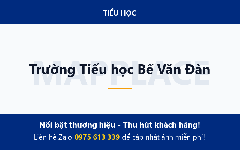 Trường Tiểu học Bế Văn Đàn