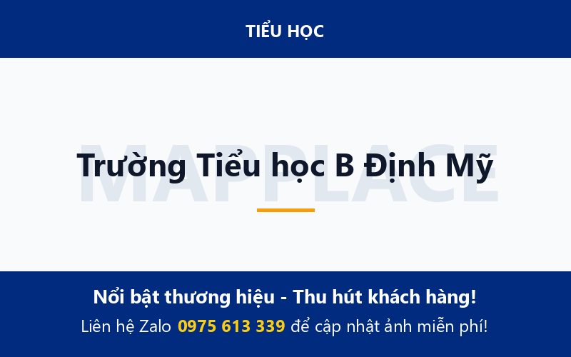 Trường Tiểu học B Định Mỹ