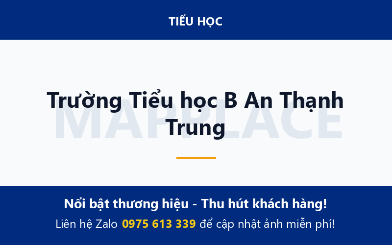 Trường Tiểu học B An Thạnh Trung