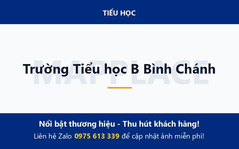 Trường Tiểu học B Bình Chánh