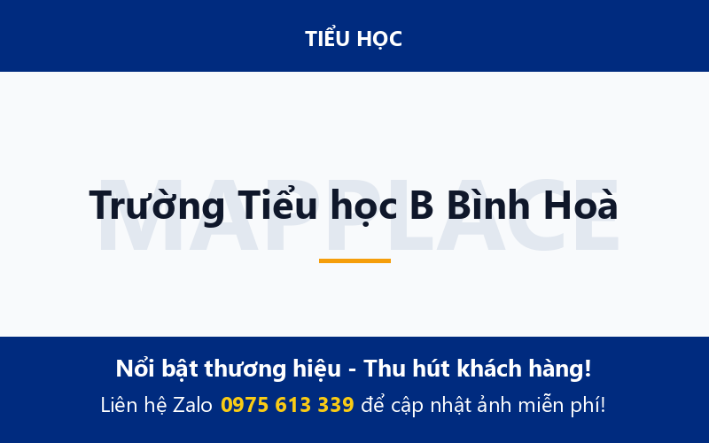 Trường Tiểu học B Bình Hoà