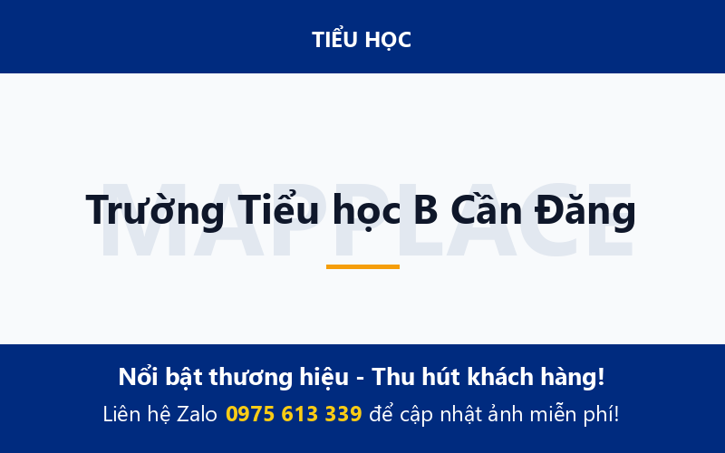 Trường Tiểu học B Cần Đăng