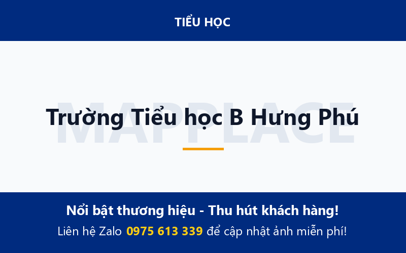 Trường Tiểu học B Hưng Phú