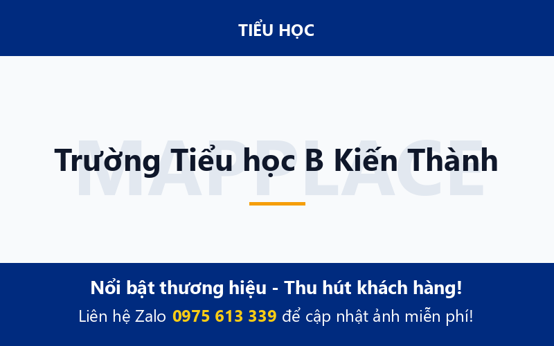 Trường Tiểu học B Kiến Thành
