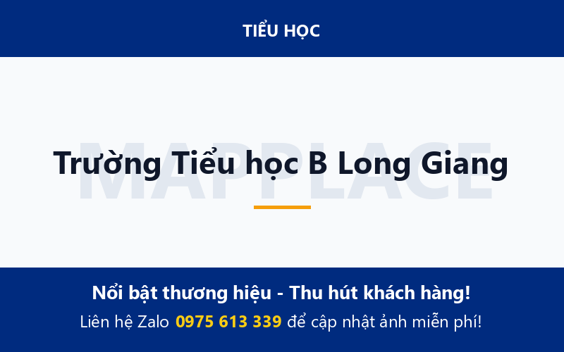 Trường Tiểu học B Long Giang