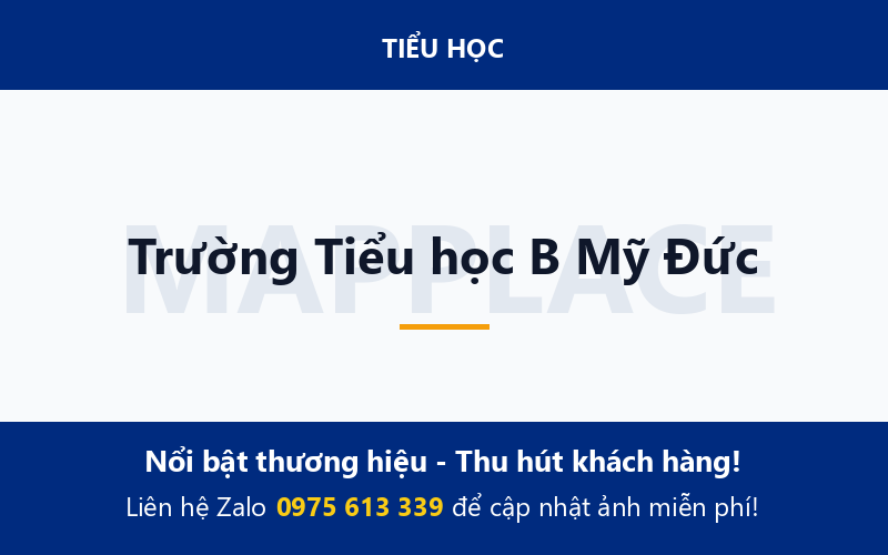 Trường Tiểu học B Mỹ Đức