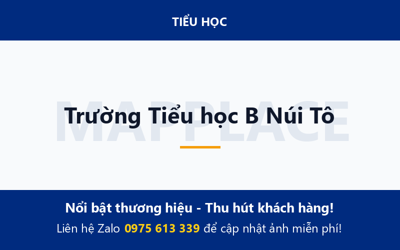 Trường Tiểu học B Núi Tô