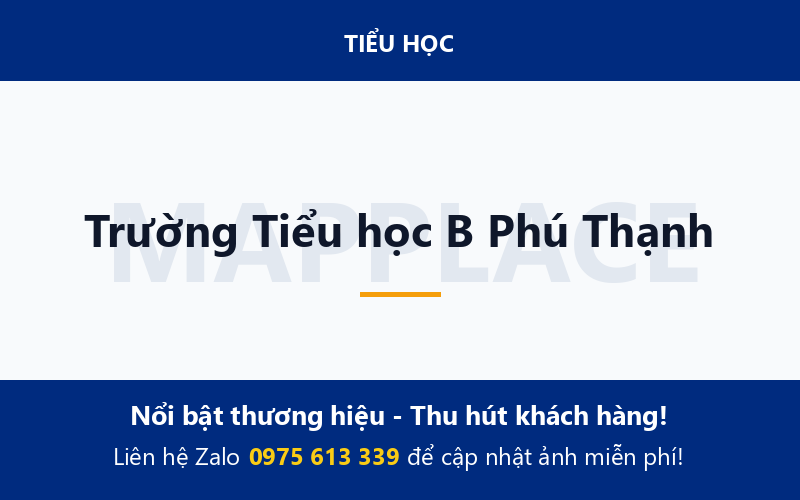 Trường Tiểu học B Phú Thạnh