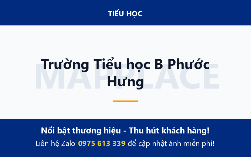 Trường Tiểu học B Phước Hưng