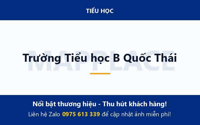Trường Tiểu học B Quốc Thái