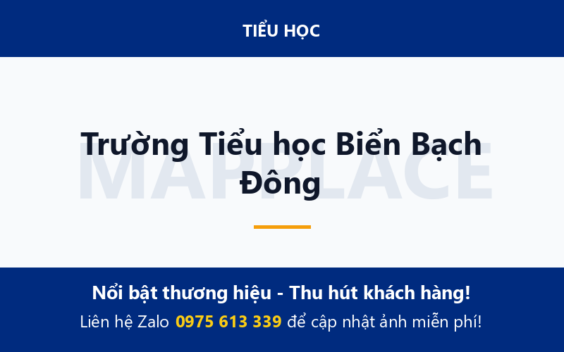 Trường Tiểu học Biển Bạch Đông