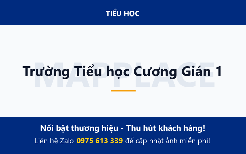 Trường Tiểu học Cương Gián 1