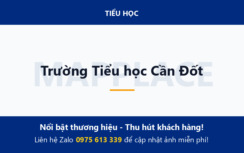 Trường Tiểu học Cần Đốt