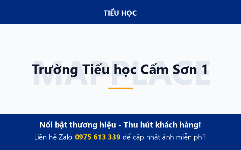 Trường Tiểu học Cẩm Sơn 1