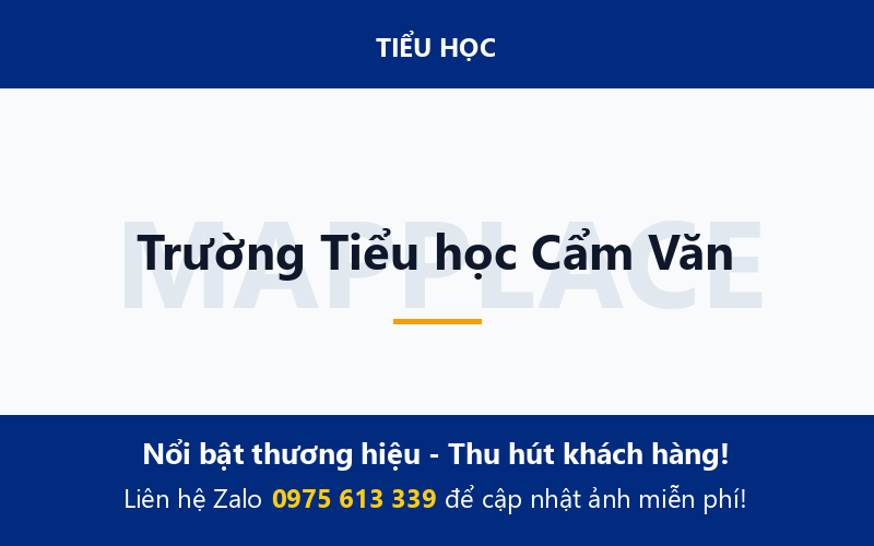 Trường Tiểu học Cẩm Văn