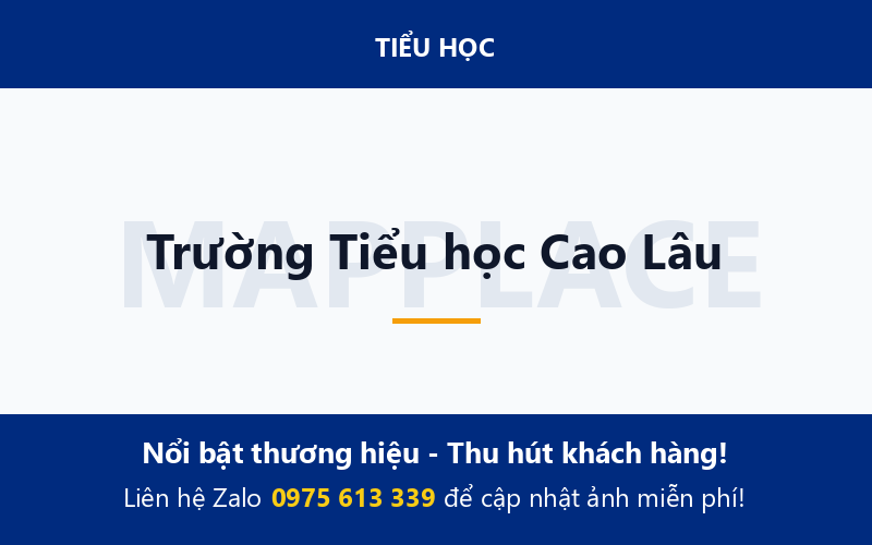 Trường Tiểu học Cao Lâu
