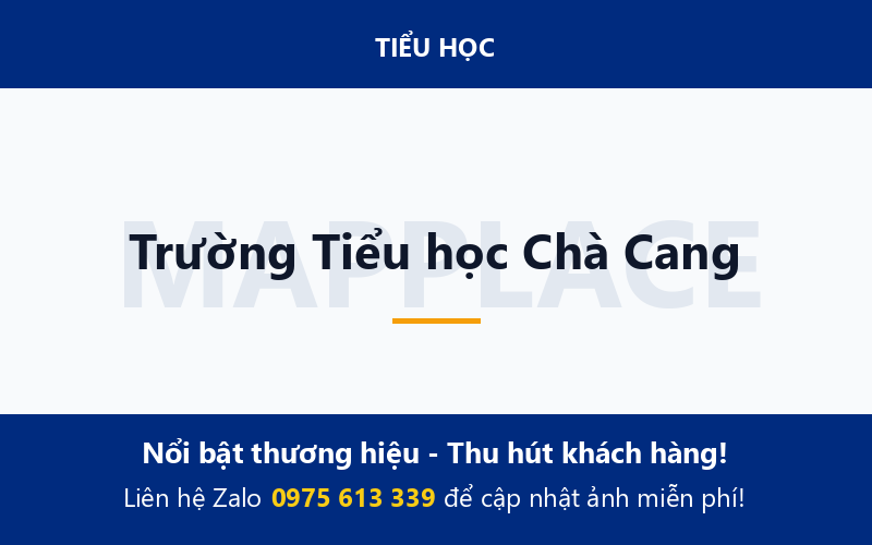 Trường Tiểu học Chà Cang