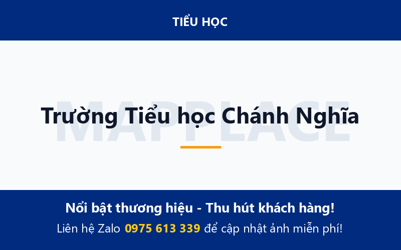 Trường Tiểu học Chánh Nghĩa