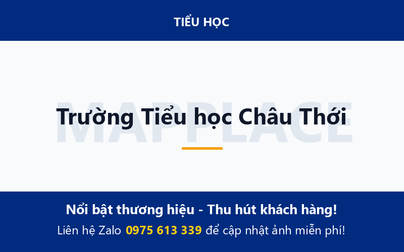 Trường Tiểu học Châu Thới