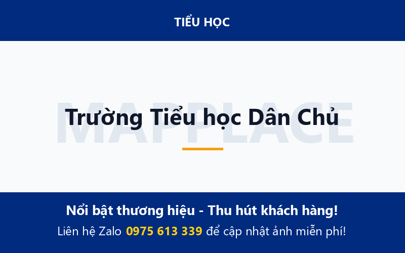 Trường Tiểu học Dân Chủ