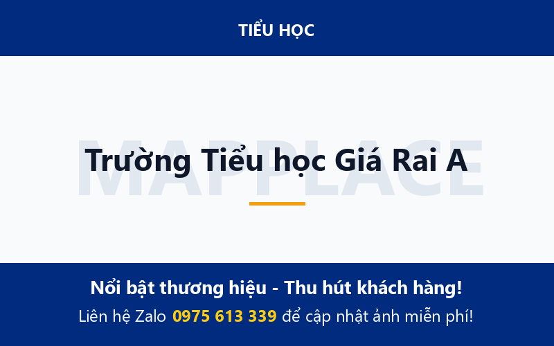 Trường Tiểu học Giá Rai A