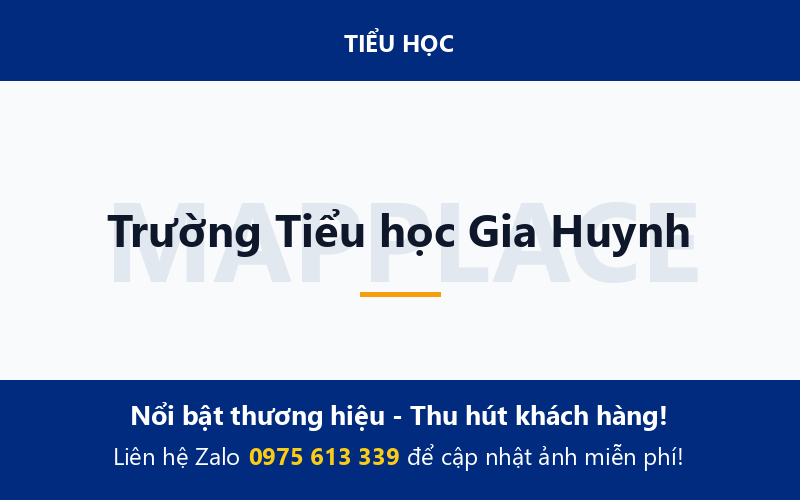 Trường Tiểu học Gia Huynh