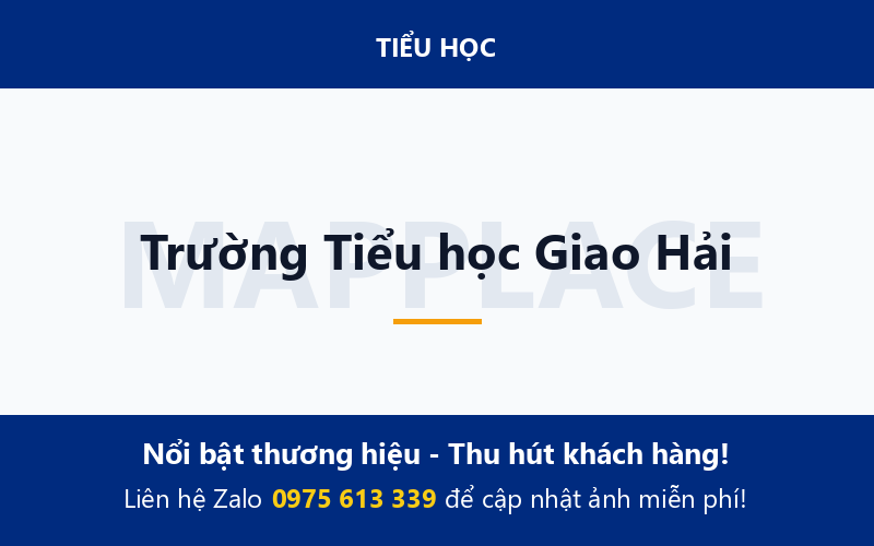Trường Tiểu học Giao Hải