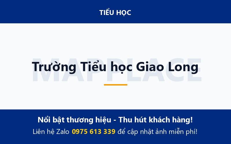 Trường Tiểu học Giao Long