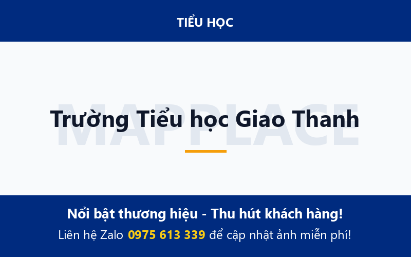 Trường Tiểu học Giao Thanh
