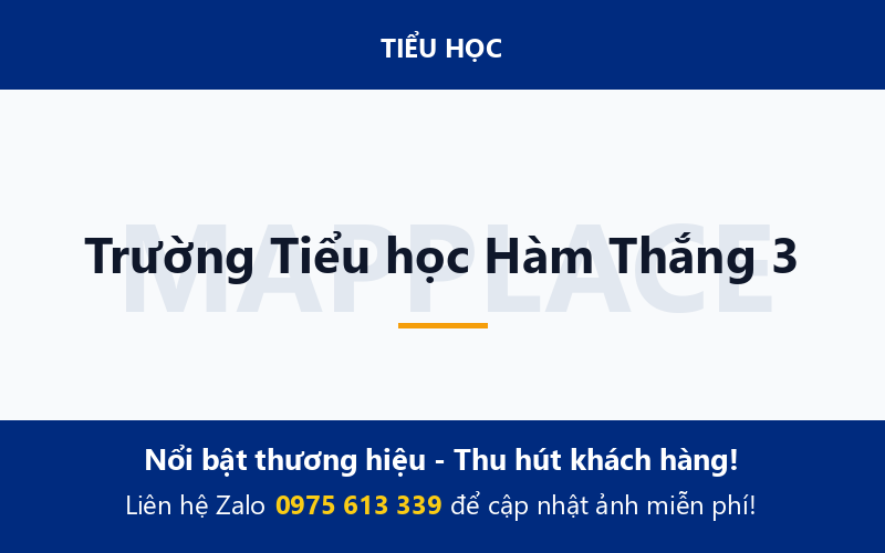 Trường Tiểu học Hàm Thắng 3