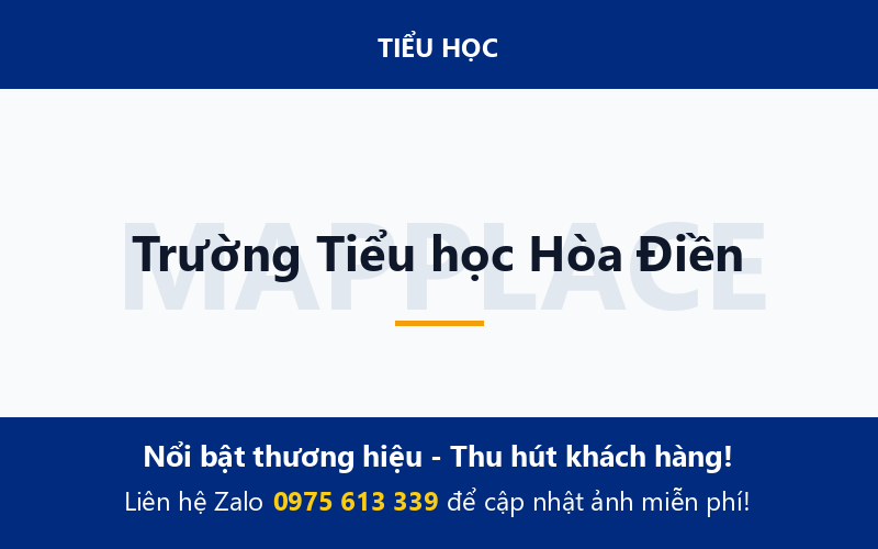 Trường Tiểu học Hòa Điền