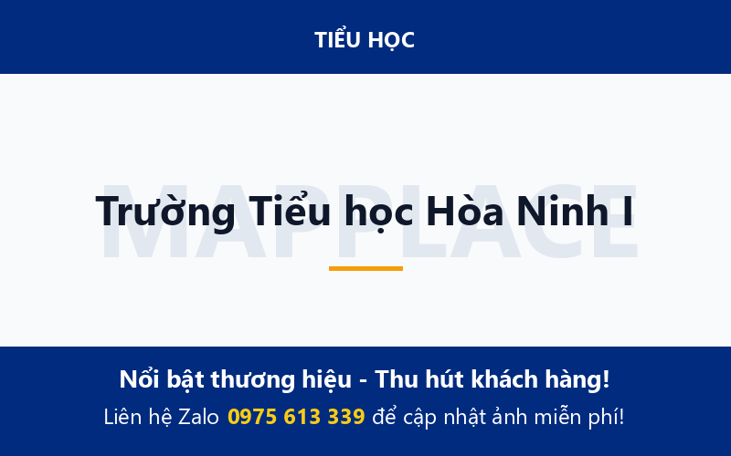 Trường Tiểu học Hòa Ninh I
