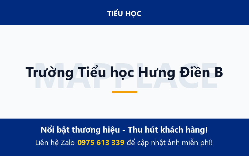 Trường Tiểu học Hưng Điền B