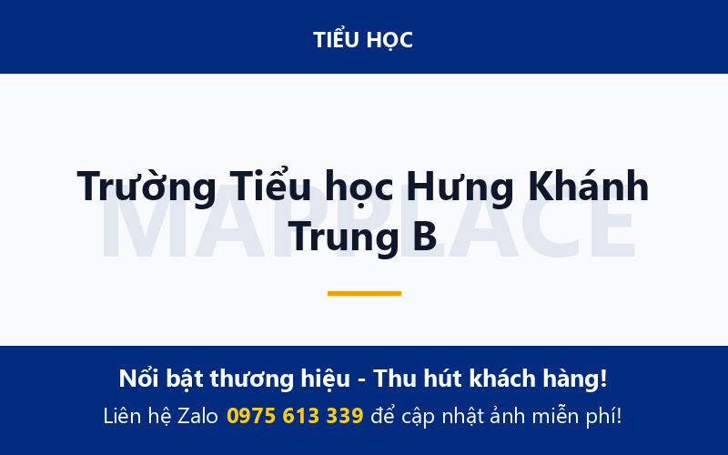 Trường Tiểu học Hưng Khánh Trung B